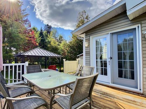 Patio - 3 Rue Brochu, Adstock, QC - Outdoor With Deck Patio Veranda With Exterior