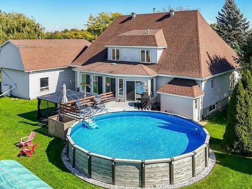 Cour - 1908 Rg Du Brûlé, Saint-Antoine-Sur-Richelieu, QC - Outdoor With Above Ground Pool With Exterior