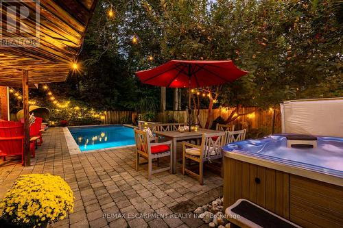 702 King Road, Burlington, ON - Outdoor With In Ground Pool With Deck Patio Veranda