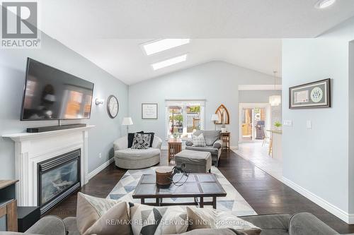 37 Sundridge Street, Brampton, ON - Indoor Photo Showing Living Room With Fireplace