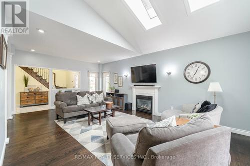 37 Sundridge Street, Brampton, ON - Indoor Photo Showing Living Room With Fireplace