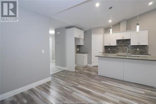 3559 Hallee, Windsor, ON - Indoor Photo Showing Kitchen With Double Sink