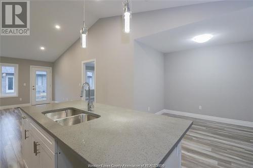 3559 Hallee, Windsor, ON - Indoor Photo Showing Kitchen With Double Sink