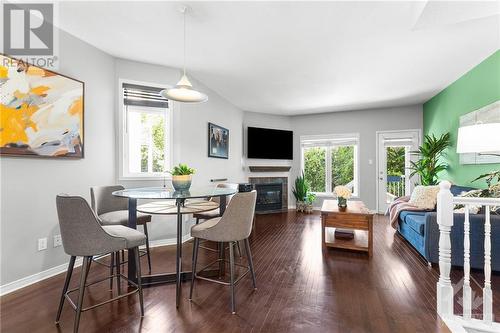 1072 Redtail Private, Ottawa, ON - Indoor Photo Showing Dining Room With Fireplace