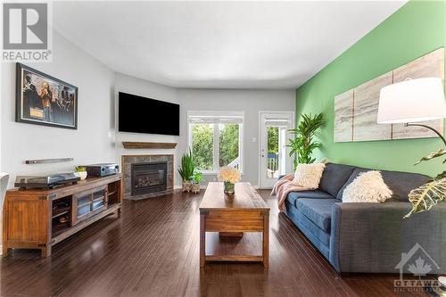 1072 Redtail Private, Ottawa, ON - Indoor Photo Showing Living Room With Fireplace