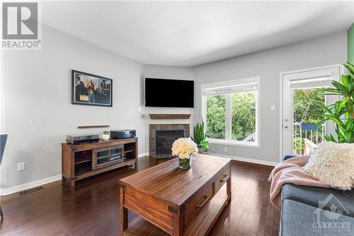 1072 Redtail Private, Ottawa, ON - Indoor Photo Showing Living Room With Fireplace