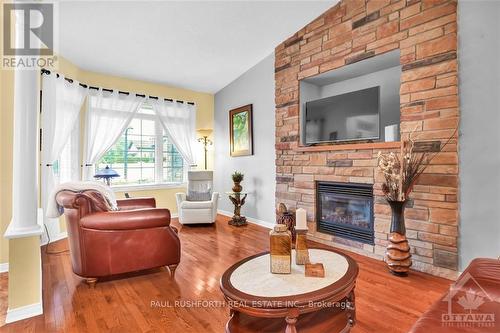 460 Jasper Crescent, Clarence-Rockland, ON - Indoor Photo Showing Living Room With Fireplace