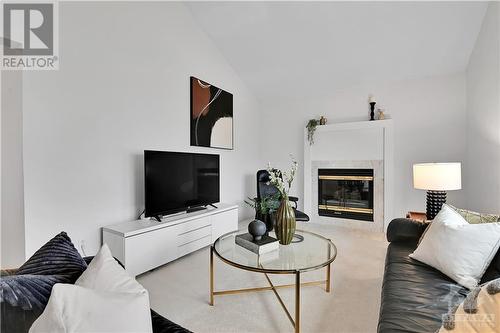 1460 Michaelsem Street, Ottawa, ON - Indoor Photo Showing Living Room With Fireplace