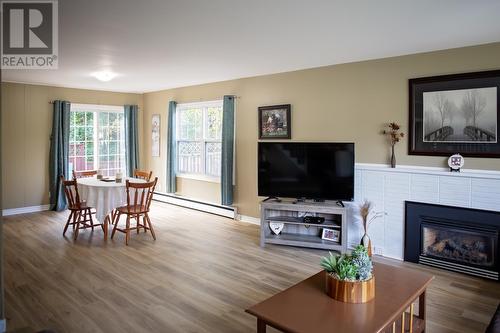 21 Hawker Crescent, Gander, NL - Indoor Photo Showing Living Room With Fireplace