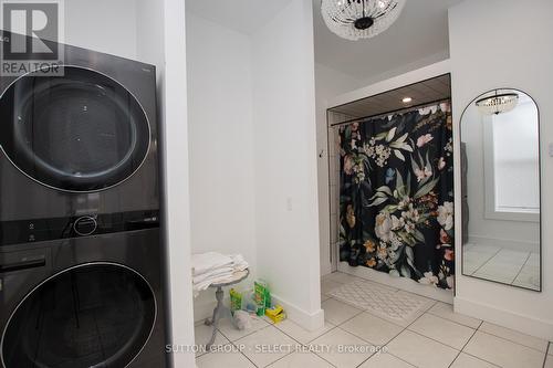 LG Tower in primary suite / 2nd level - 554 Waterloo Street, London, ON - Indoor Photo Showing Laundry Room