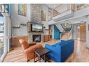 13598 Townsend Drive, Lake Country, BC  - Indoor Photo Showing Living Room With Fireplace 