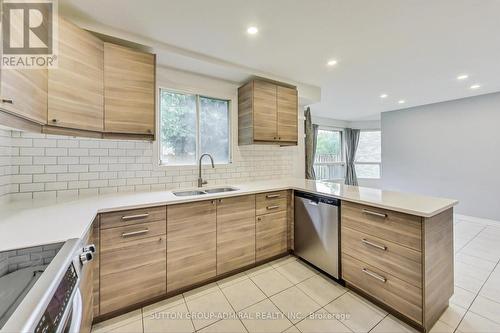 62 Esther Crescent, Vaughan, ON - Indoor Photo Showing Kitchen With Double Sink