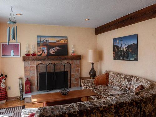 Salon - 515 Rue Hocquart, Laval (Duvernay), QC - Indoor Photo Showing Living Room With Fireplace