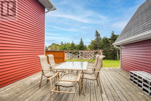 16 Huberts Place, Flatrock, NL - Outdoor With Deck Patio Veranda With Exterior