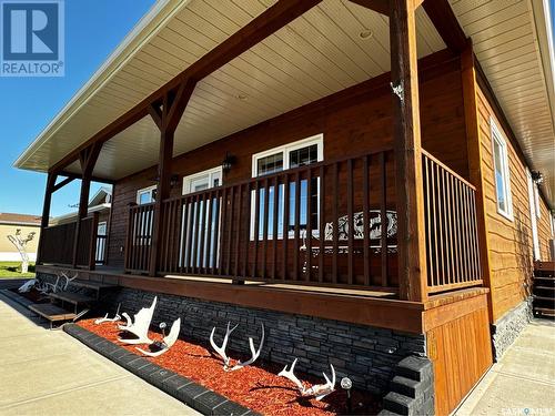 402 Railway Avenue N, Lampman, SK - Outdoor With Deck Patio Veranda With Exterior