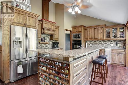 1961 5Th Concession Road W, Flamborough, ON - Indoor Photo Showing Kitchen With Upgraded Kitchen