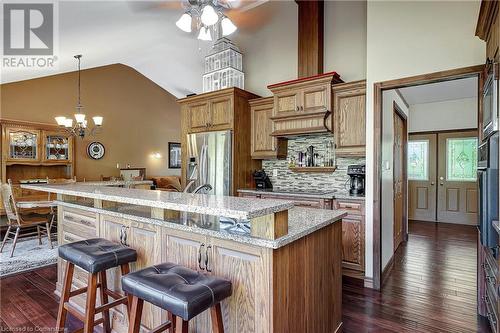 1961 5Th Concession Road W, Flamborough, ON - Indoor Photo Showing Kitchen With Upgraded Kitchen