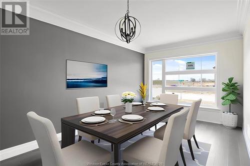 633 Orchards Crescent, Windsor, ON - Indoor Photo Showing Dining Room