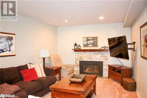 1358 Bobolink Court, Peterborough, ON - Indoor Photo Showing Living Room With Fireplace