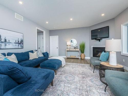 373373 6Th Line, Amaranth, ON - Indoor Photo Showing Living Room With Fireplace