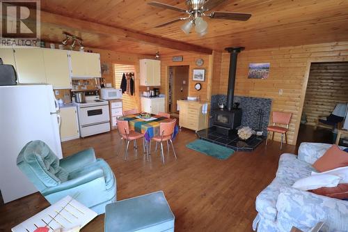 18 Spruce Hill Road, Bonne Bay Pond, NL - Indoor Photo Showing Living Room With Fireplace