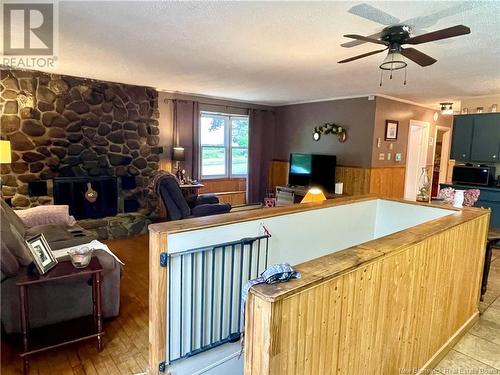 119 Glen Avenue, Woodstock, NB - Indoor With Fireplace