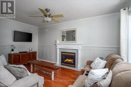 28 Black Willow Drive, Barrie, ON - Indoor Photo Showing Living Room With Fireplace