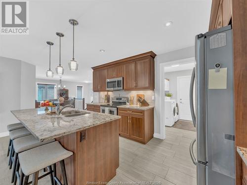 2249 Maitland Avenue, Windsor, ON - Indoor Photo Showing Kitchen With Double Sink