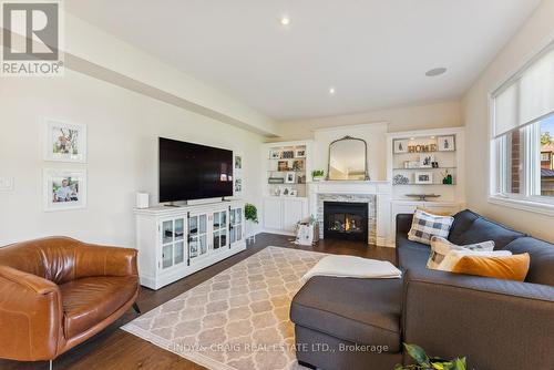 1282 Kettering Drive, Oshawa, ON - Indoor Photo Showing Living Room With Fireplace