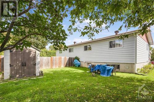 Private back yard. - 70 Boyd Street, Prescott And Russell, ON - Outdoor With Exterior