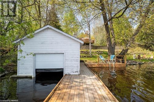 27 Johnson Lane, Callander, ON - Outdoor With Deck Patio Veranda