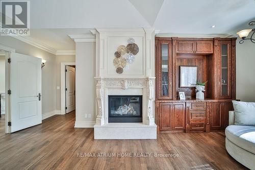 311 Holmes Avenue, Toronto, ON - Indoor Photo Showing Living Room With Fireplace