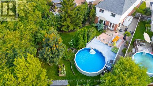 24 Furrows End, Brampton, ON - Outdoor With Above Ground Pool With View