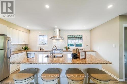 Main - 15 Royale Road, St. Catharines, ON - Indoor Photo Showing Kitchen With Stainless Steel Kitchen With Double Sink With Upgraded Kitchen