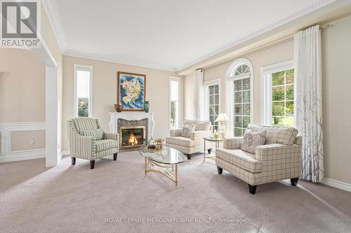 3 Meagan Drive, Halton Hills, ON - Indoor Photo Showing Living Room With Fireplace