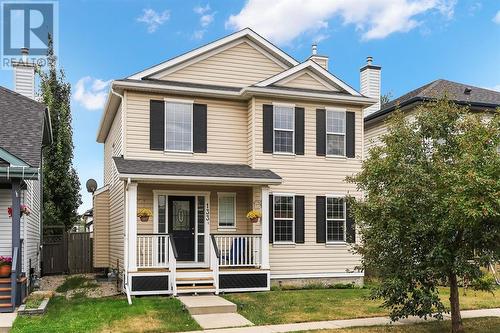 133 Prestwick Mews Se, Calgary, AB - Outdoor With Deck Patio Veranda With Facade