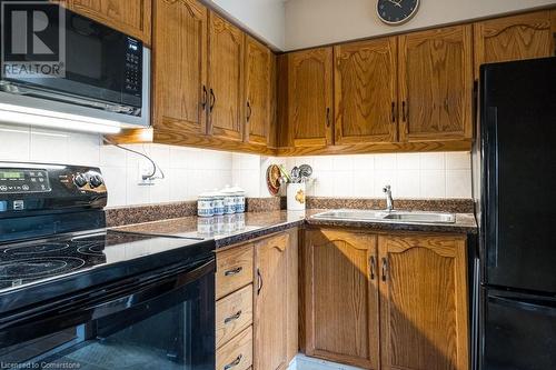 180 Limeridge Road W Unit# 301, Hamilton, ON - Indoor Photo Showing Kitchen With Double Sink