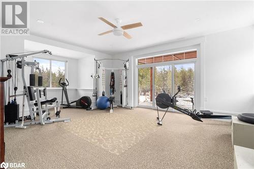 1889 Melrose Road, Marysville, ON - Indoor Photo Showing Gym Room