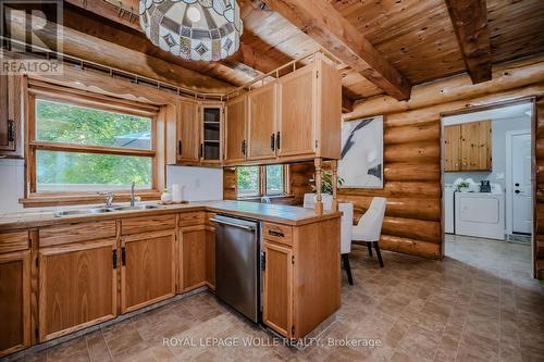 7191 Highway 6, Mapleton, ON - Indoor Photo Showing Kitchen With Double Sink