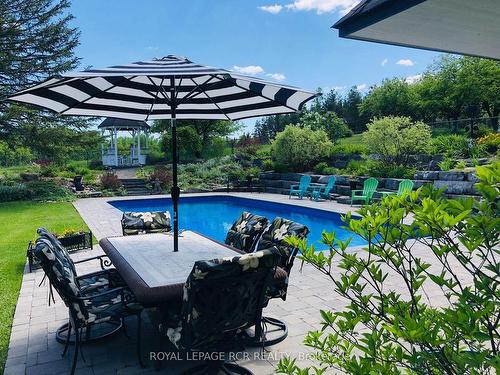 1309 Adjala Tecumseth Line, New Tecumseth, ON - Outdoor With In Ground Pool With Deck Patio Veranda