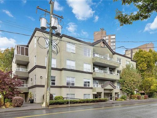 302-832 Fisgard St, Victoria, BC - Outdoor With Balcony With Facade