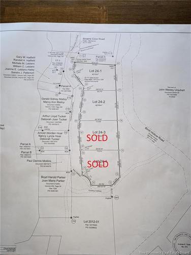 0 Lot 3/4 Brown'S Cove Rd, Kars, NB 