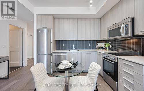 1602 - 105 George Street, Toronto, ON - Indoor Photo Showing Kitchen With Stainless Steel Kitchen With Upgraded Kitchen