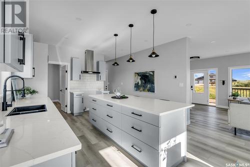 Lot 70 Meadowlark Drive, Blucher Rm No. 343, SK - Indoor Photo Showing Kitchen With Double Sink With Upgraded Kitchen