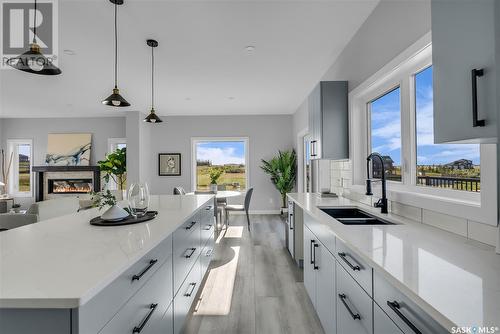 Lot 70 Meadowlark Drive, Blucher Rm No. 343, SK - Indoor Photo Showing Kitchen With Double Sink With Upgraded Kitchen