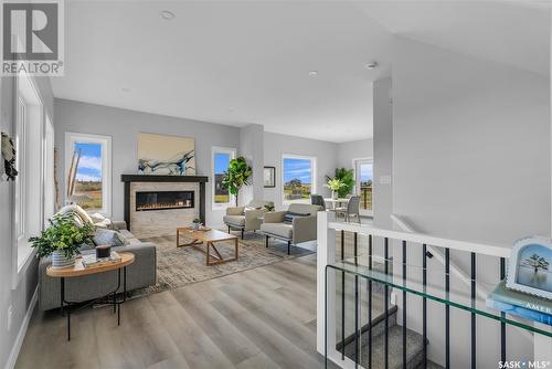 Lot 70 Meadowlark Drive, Blucher Rm No. 343, SK - Indoor Photo Showing Living Room With Fireplace