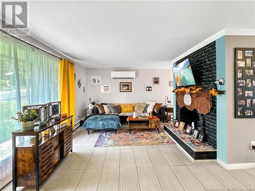 23 Skyline Drive, Saint John, NB - Indoor Photo Showing Living Room With Fireplace