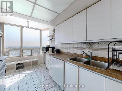 1210 - 350 Alton Towers Circle, Toronto, ON - Indoor Photo Showing Kitchen With Double Sink