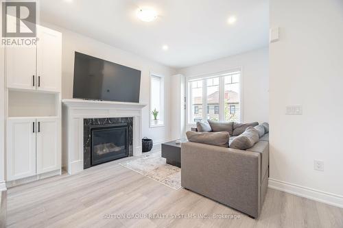 6 Church Street E, Halton Hills, ON - Indoor Photo Showing Living Room With Fireplace