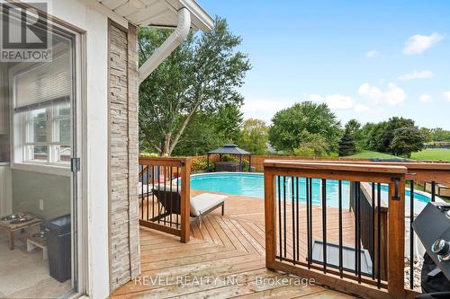 161 Ridge Road S, Fort Erie, ON - Outdoor With Above Ground Pool With Exterior